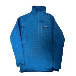 Patagonia Women's R1 Pullover Size S Fleece Pullover Jacket Lagom Blue